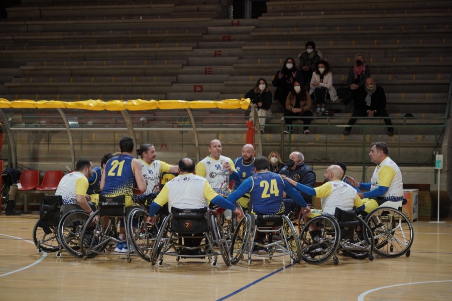 La diretta della prima di Campionato di basket in carrozzina tra Crazy Ghosts Pontecagnano VS Lupiae Team Salento